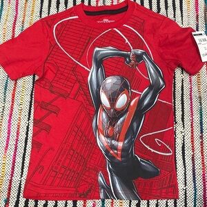 Kids Spider-Man Shirt Miles Morales XS 4/5